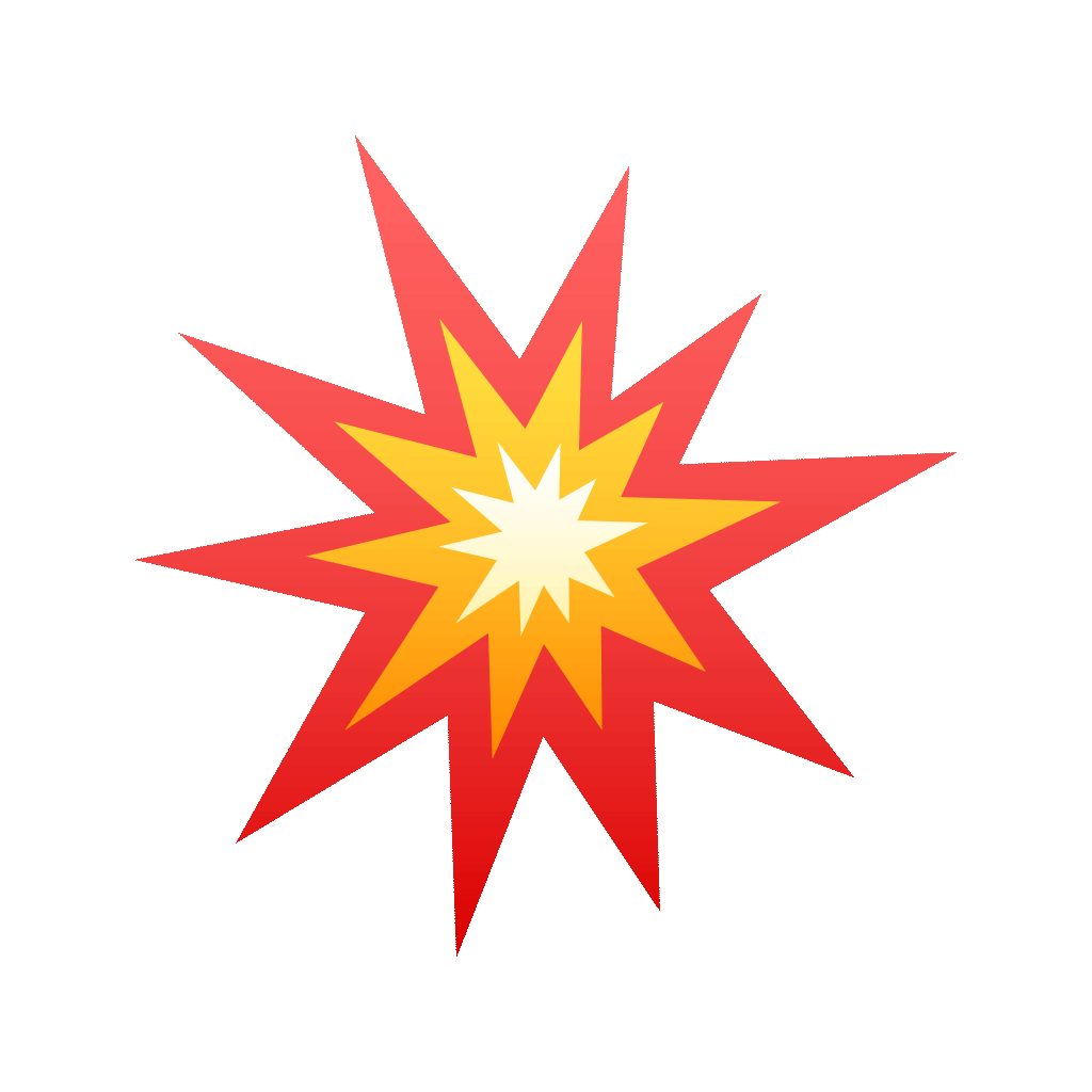Boom emoji