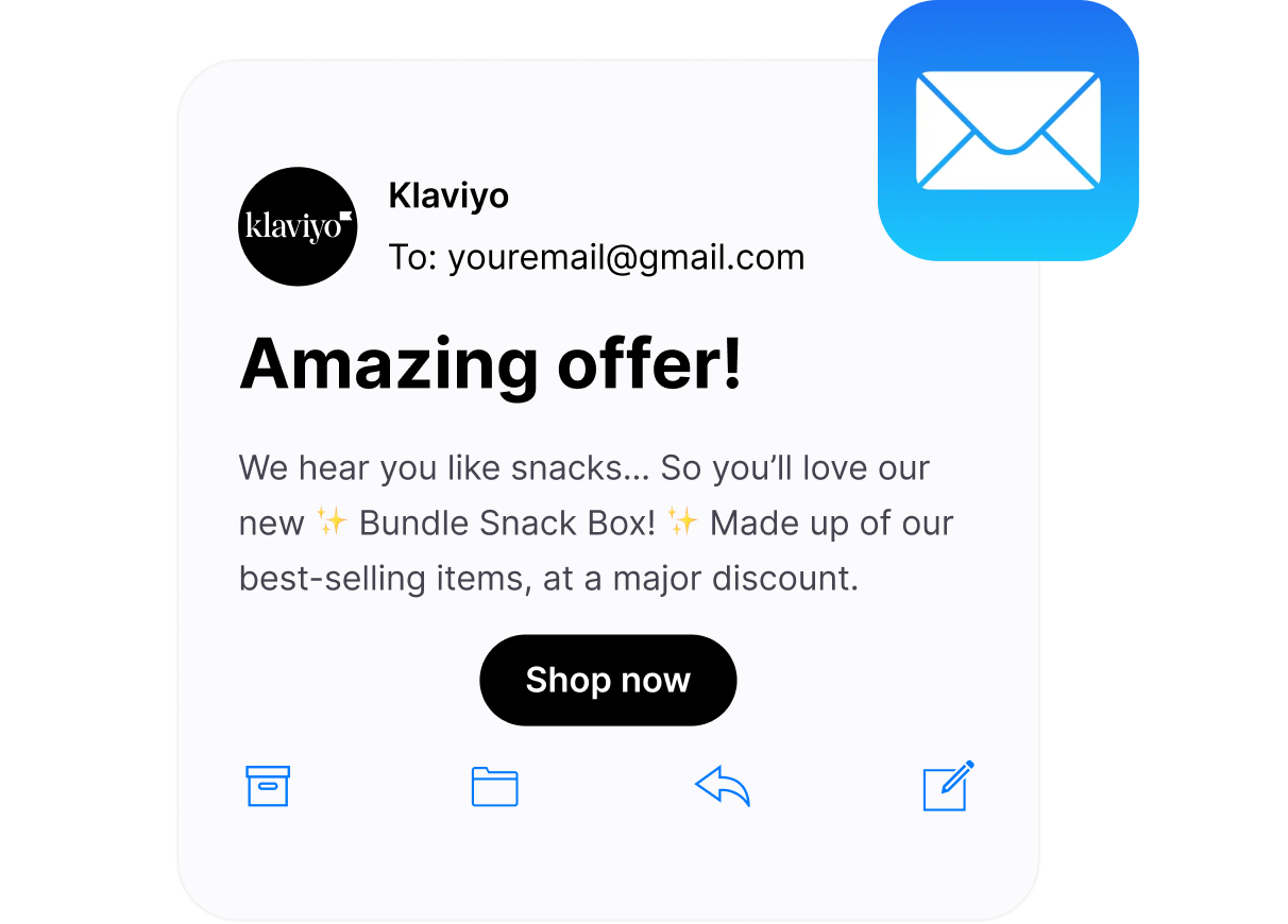 Klaviyo was built specifically for email marketing.