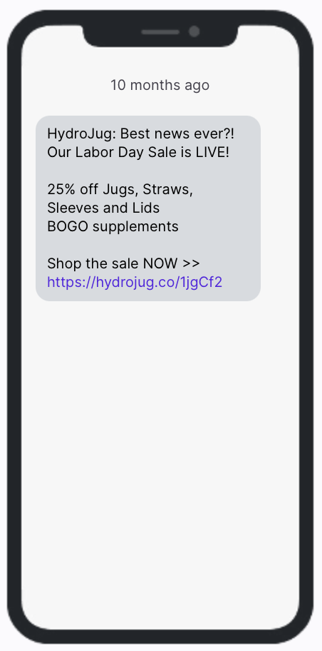 HydroJug LaborLaunch