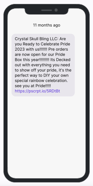 Pride - Crystal Skull Bling