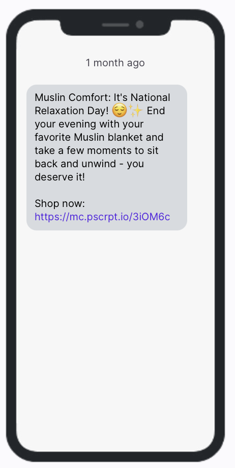 National Relaxation Day - Muslin Comfort