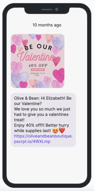 Valentine Olive & Bean